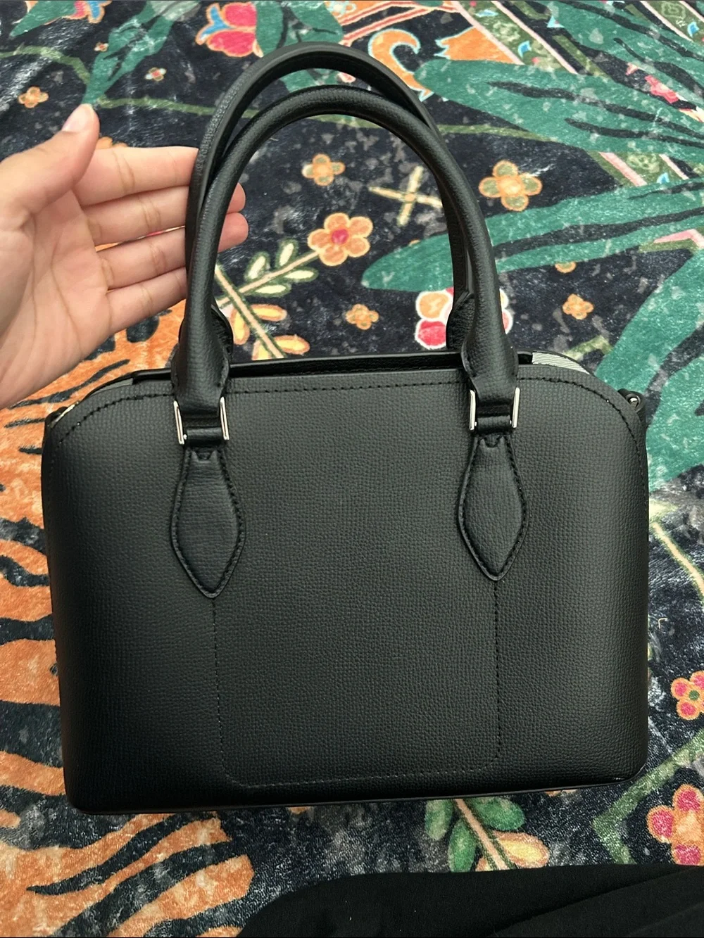 kate spade Black Pebbled Leather Satchel